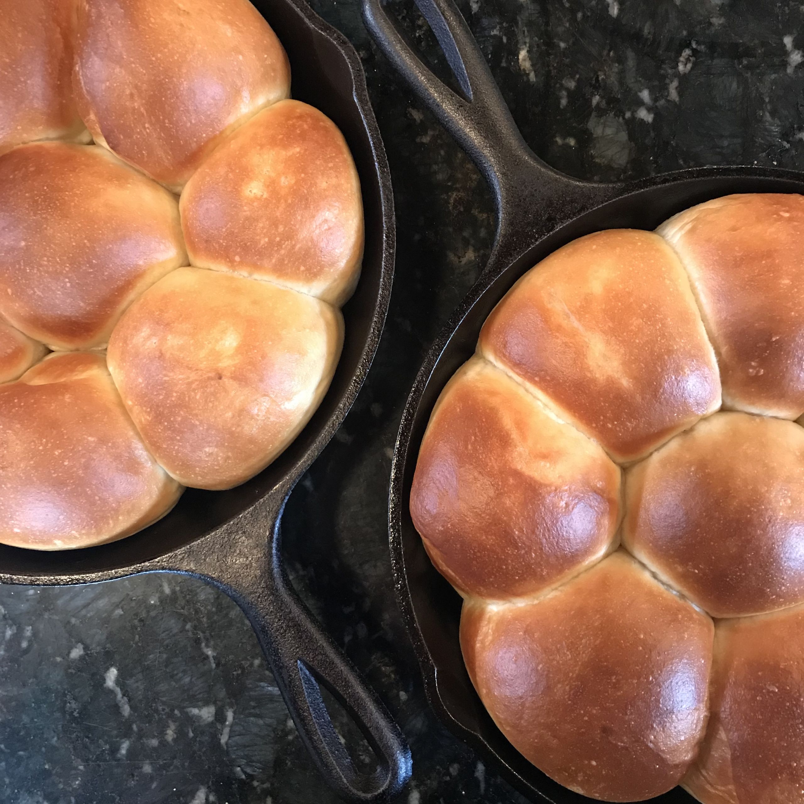 Freshly baked rolls